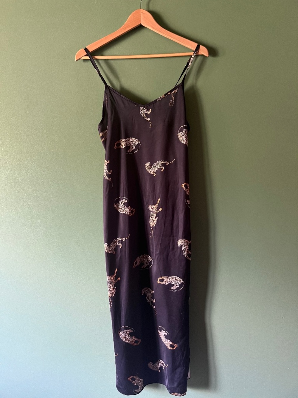 Black Slip with Leopards